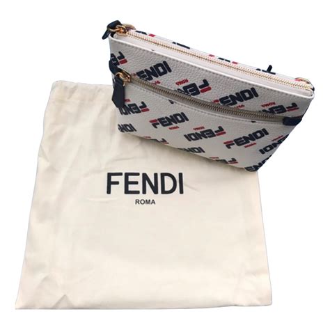 fendi fila clutch